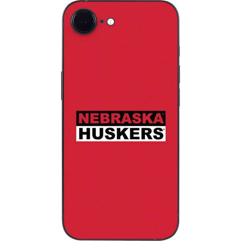 University of Nebraska Red Huskers iPhone 16e Skin